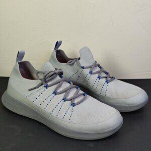 Grundens SeaKnit Nylon Boat Shoes Grey Blue Size Mens 11 60018028